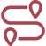 route with waypoints icon